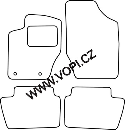 Autokoberce Citroen C4 11/2004 - 10/2010 Colorfit (835)